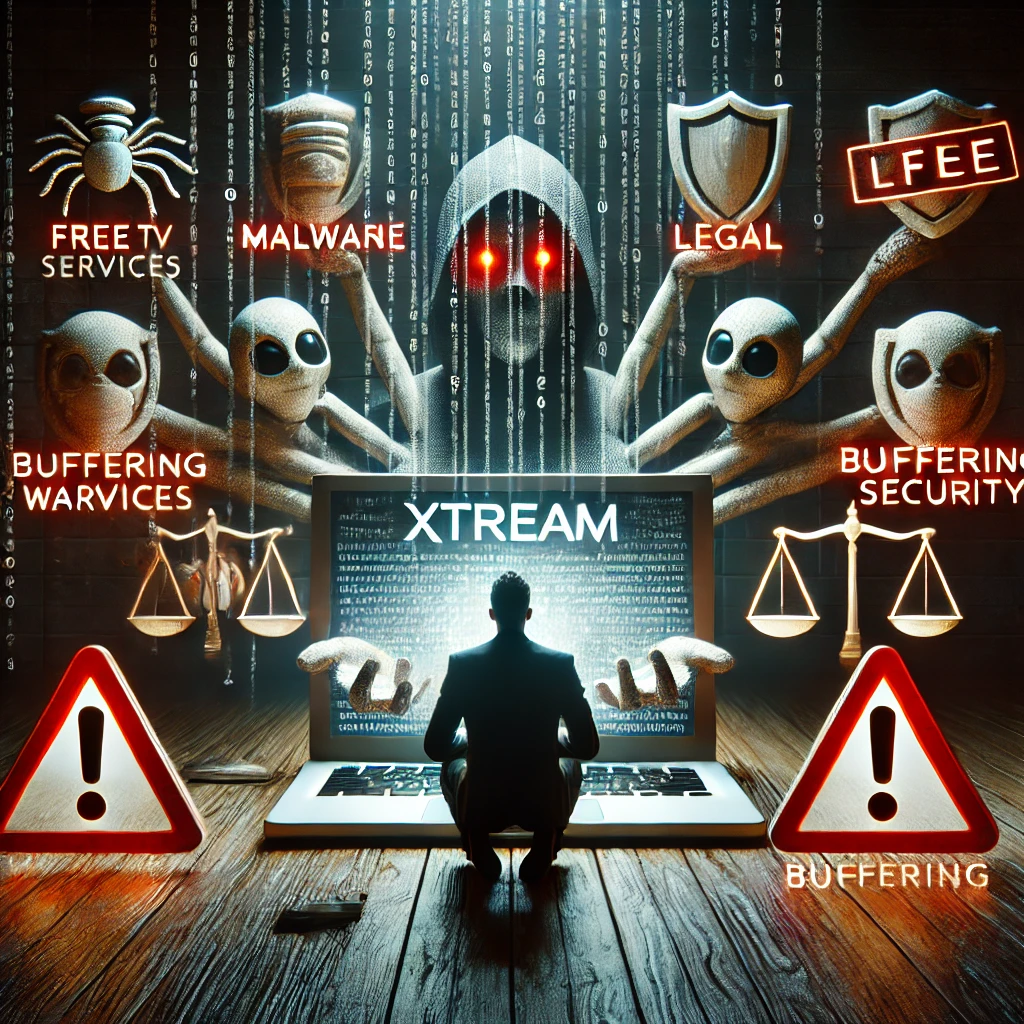 What are the risks of using free Xtream Codes?