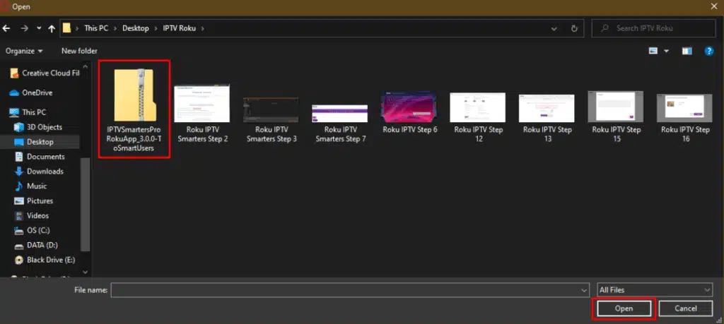Installing IPTV Smarters on Roku