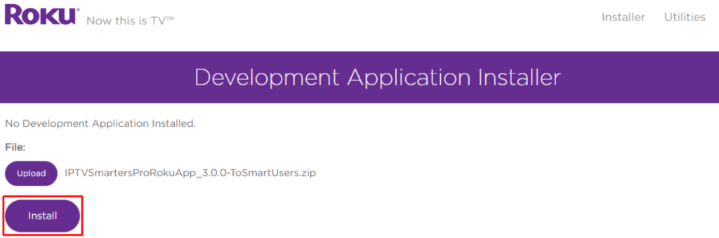 Installing IPTV Smarters on Roku